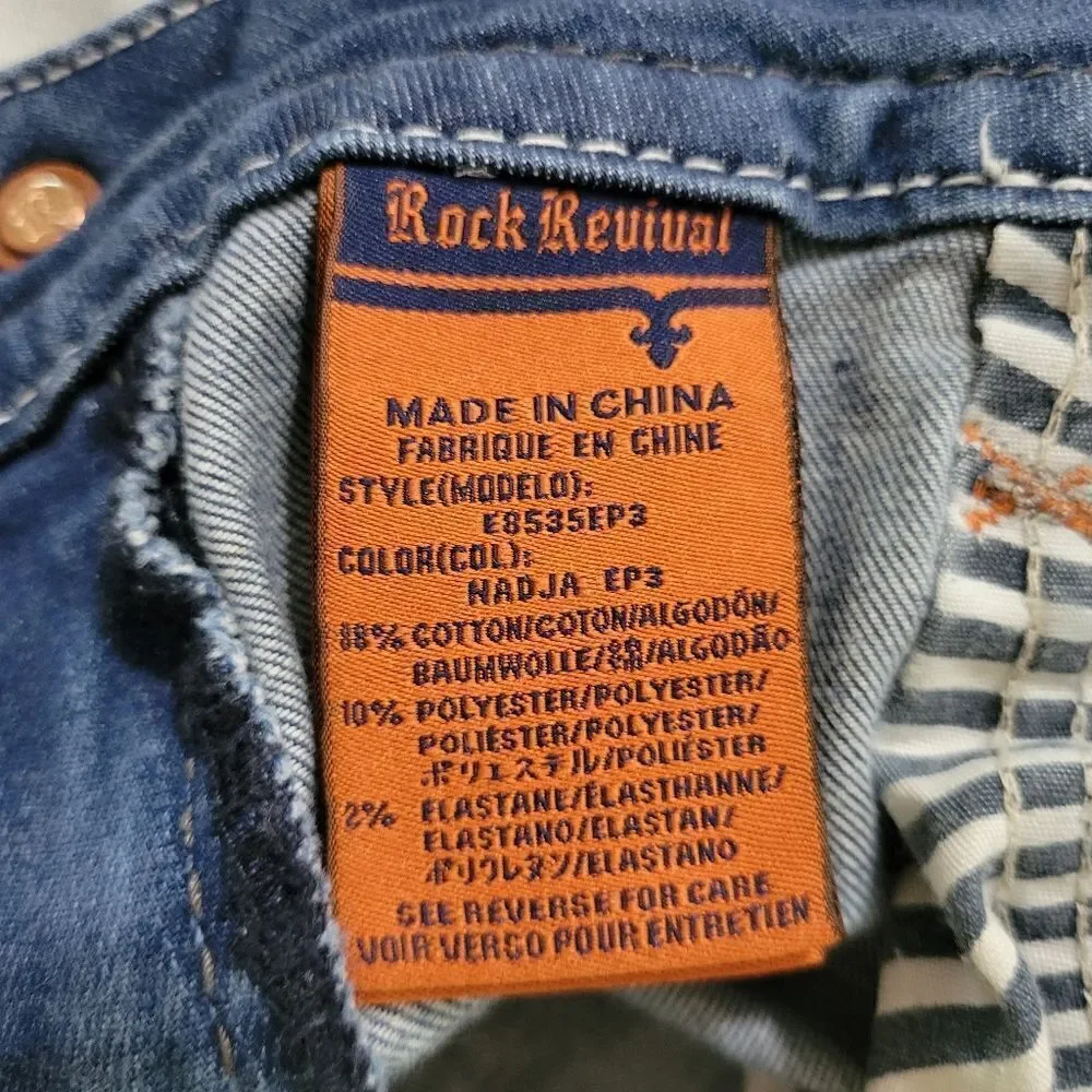 Rock Revival Nadja Easy Crop Denim Jeans